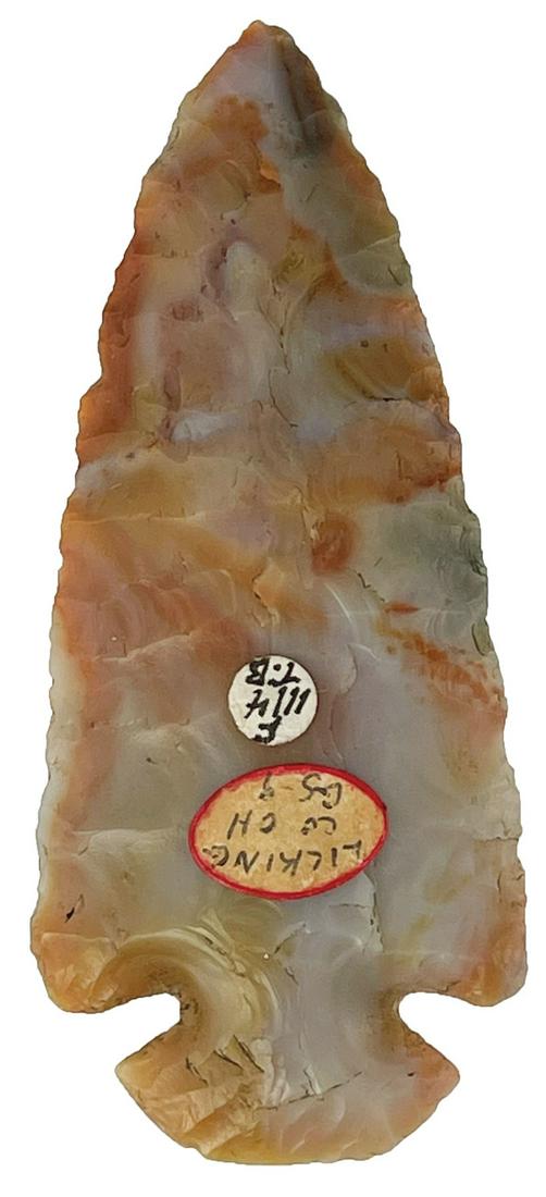 3 1/4" Flintridge Dovetail. Licking Co, OH. Colorful. (1 of 2)