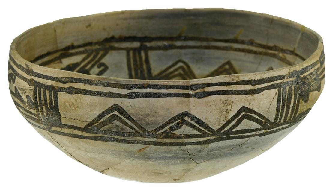 11" D. Glazed Bowl NM. San Lazaro Pueblo, NM. Pictured. (1 of 8)