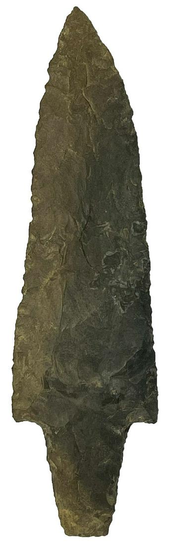 6" Adena. Hardin Co, TN. Dark brown Ft. Payne. Steve (1 of 3)