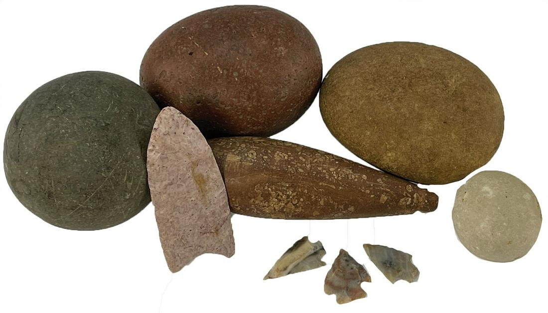 9 Artifacts: 4 Game Balls and Manos, 3 modern (1 of 1)