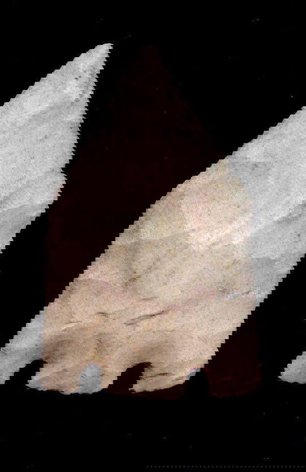 2 3/4" Afton. Canadian River, OK. Jackson COA: 2 3/4" Afton. Canadian River, OK. Kay County Chert. Jackson Paper