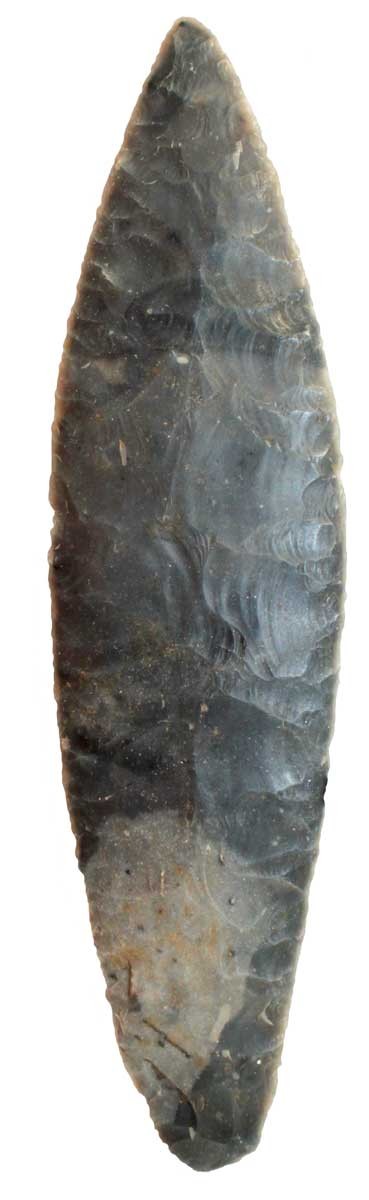 9 1/8" Bi-Pointed Knife. Russia. Perino Paper: 9 1/8" Bi-Pointed Knife. Found in the Ukraine, Russia. Perino Paper