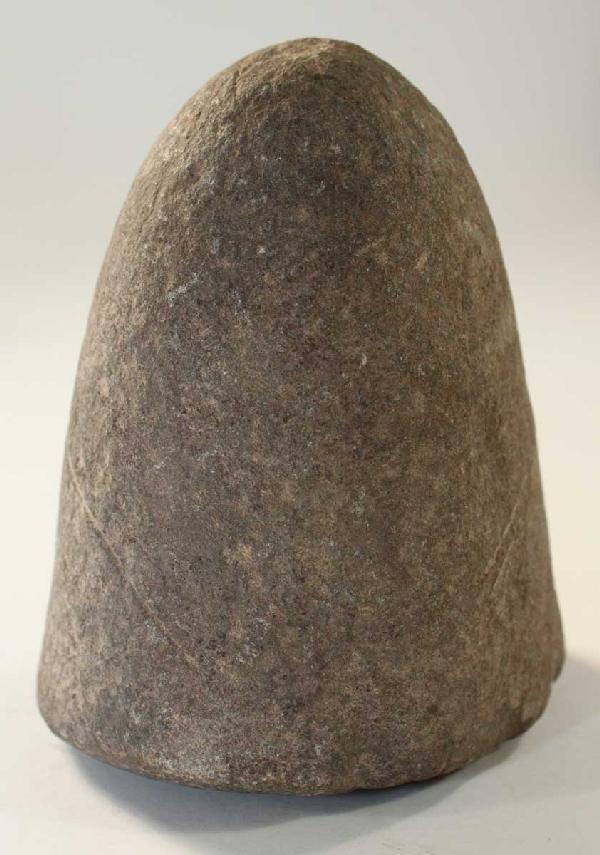 3 7/8" Hoof Pestle. Shelby Co, IN. Ex-Townsend: 3 7/8" Hoof Pestle. Shelby Co, IN (near Fountaintown). Ex-Beanie Johnson, Earl Townsend