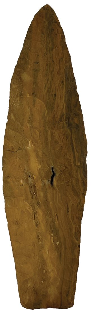 5 5/8" Agate Basin.  Morgan Co, CO.  Large, well made. (1 of 4)