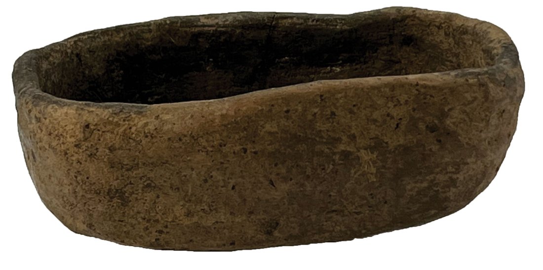 4 3/8" "Canoe" Bowl.  Rectangular shape. Ex-Harvey (1 of 5)