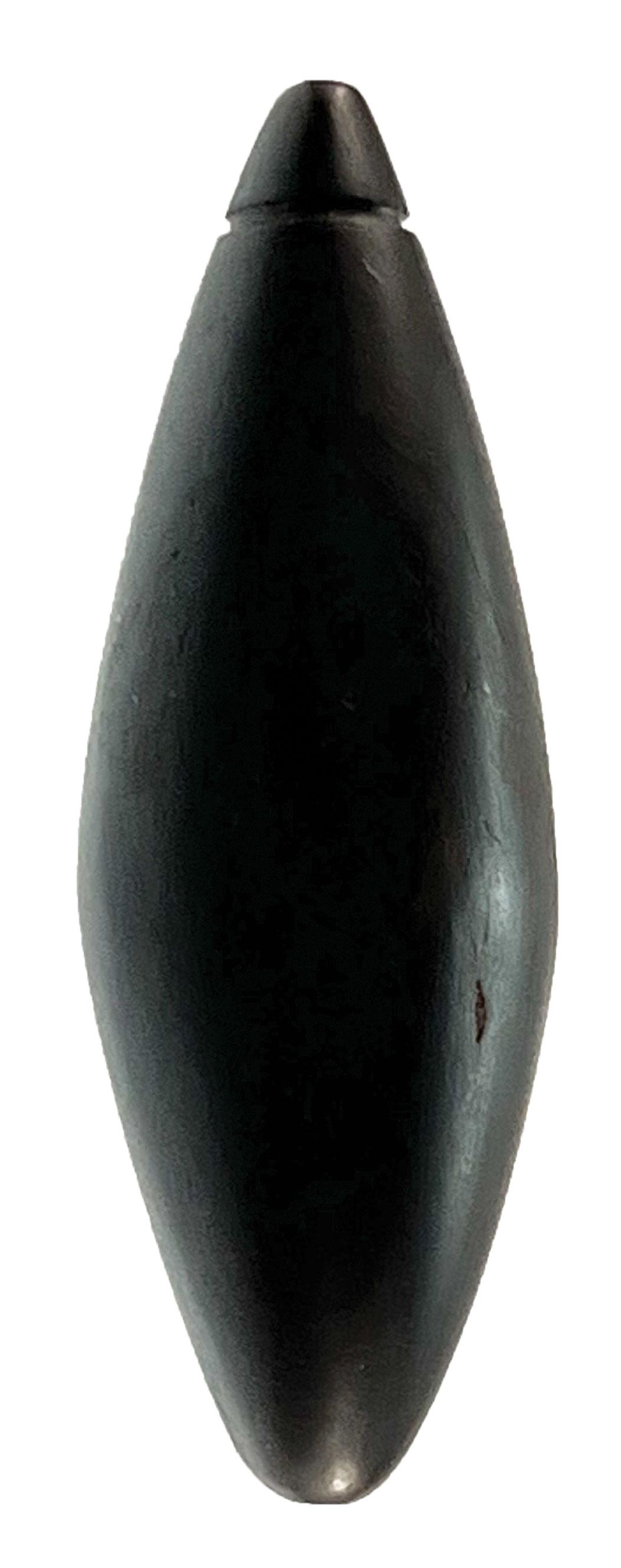 2 3/4" Hematite Grooved Plummet.  MO.  Excellent condition. (1 of 3)