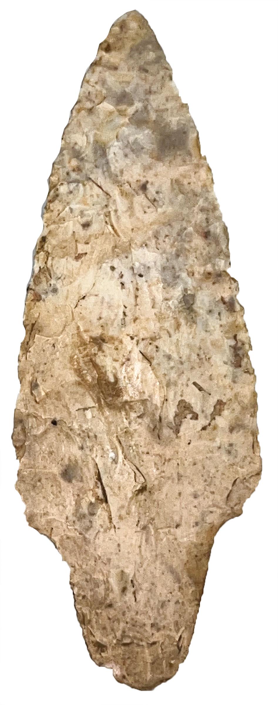 3 7/8" Waubesa.  Perino COA.  Muskogee, OK.  Thin, well made. (1 of 3)