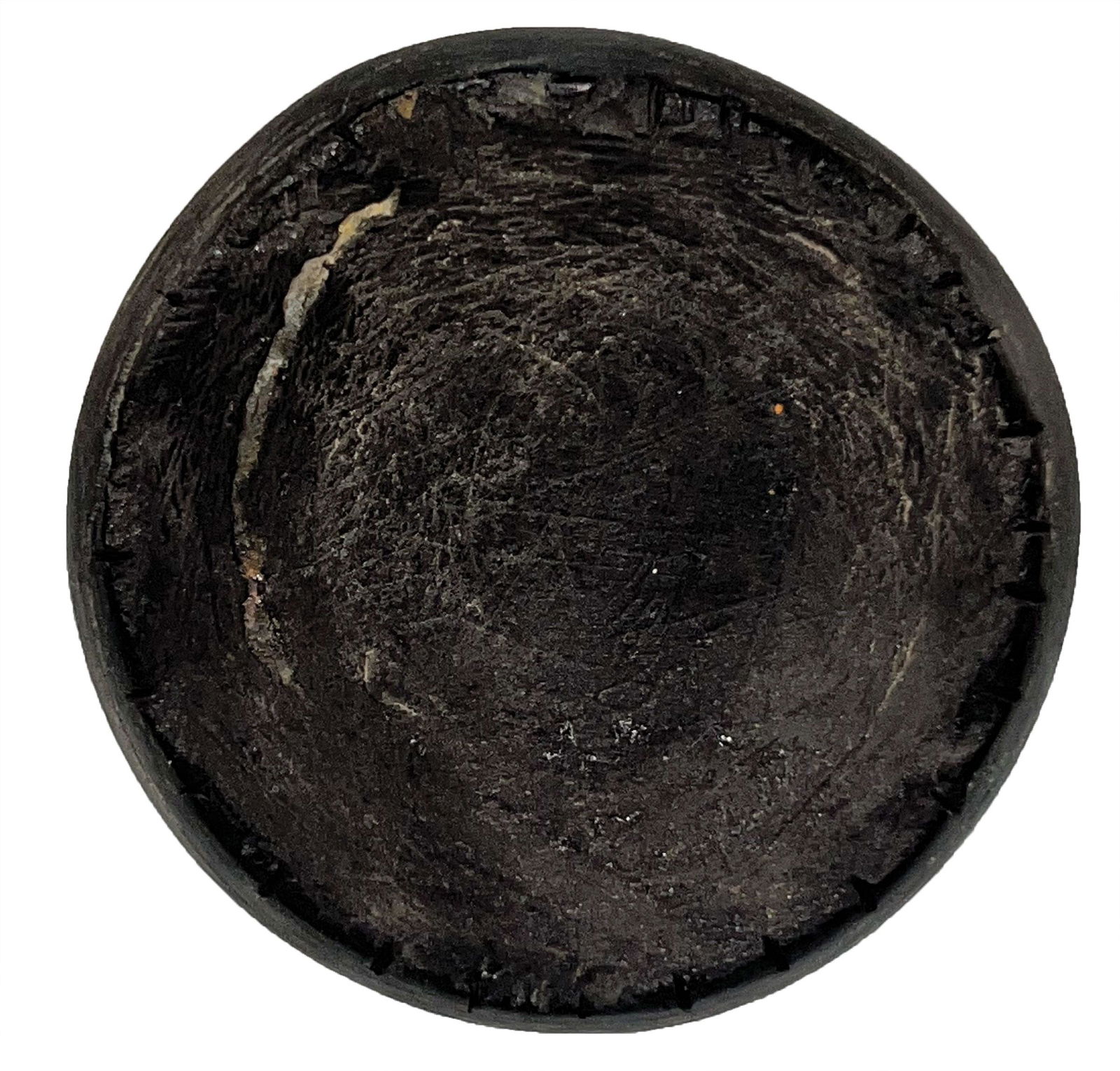 2 5/8" Canel Coal Discoidal with Davis G10 COA. Darmstadt, KY. Rare (1 of 7)