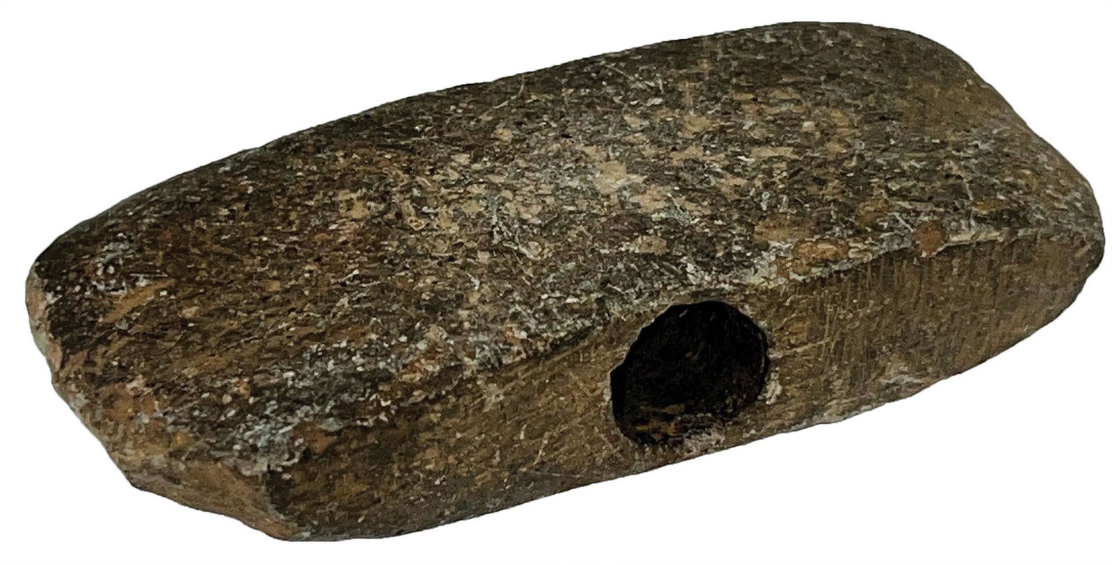 3 1/4" Rectangular Bannerstone. TN. Unusual, old Steatite example Aug