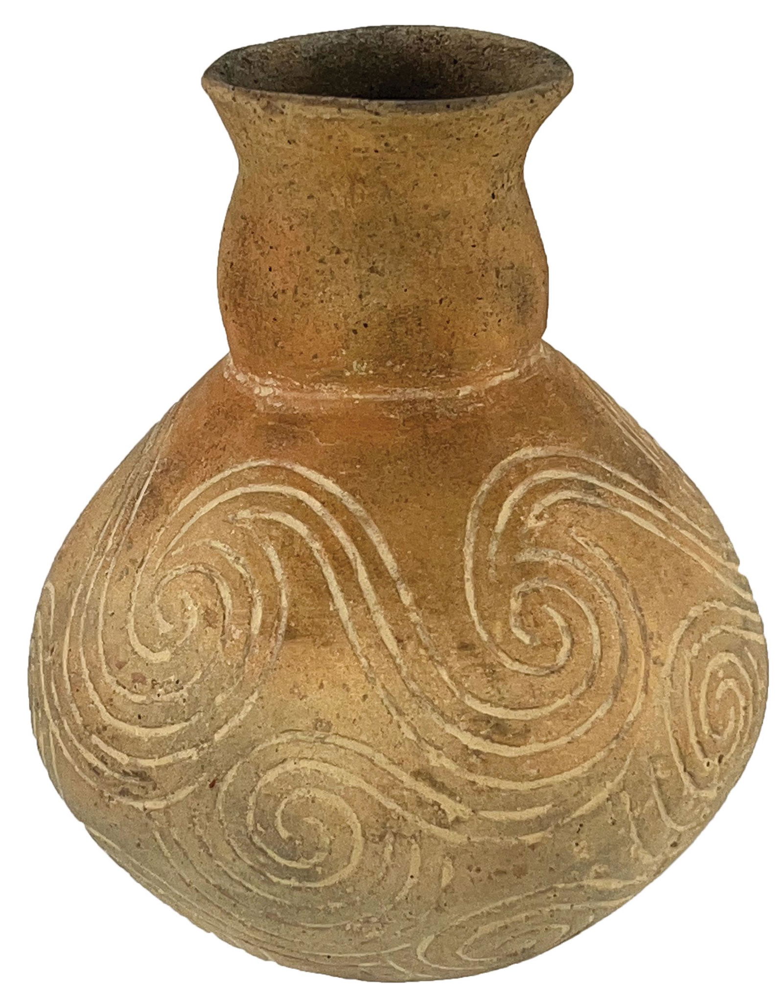 5 3/4" H. Taylor Engraved Bottle.  AR.  Finely engraved.   Pictured (1 of 9)