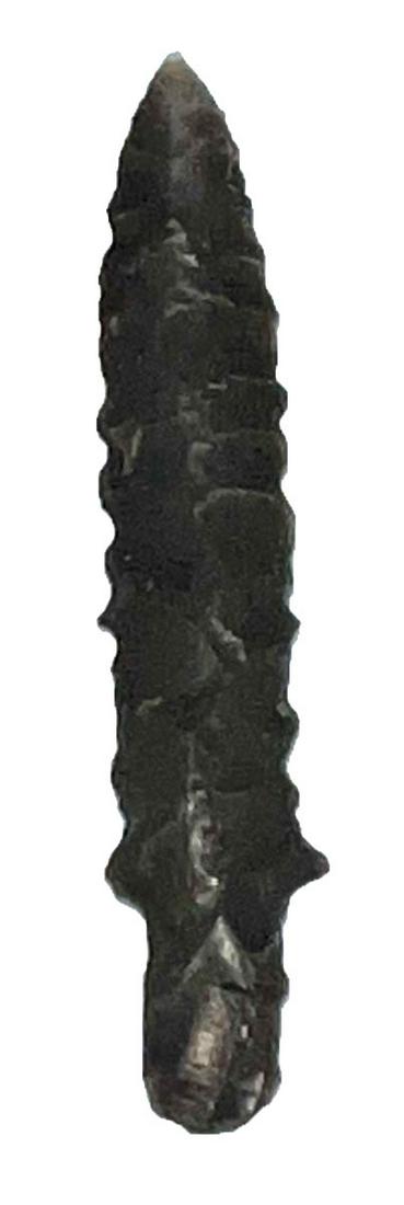 1 3/8" Klickitat Dagger. OR/WA.  Pictured in Overstreet #15.  COA (1 of 4)