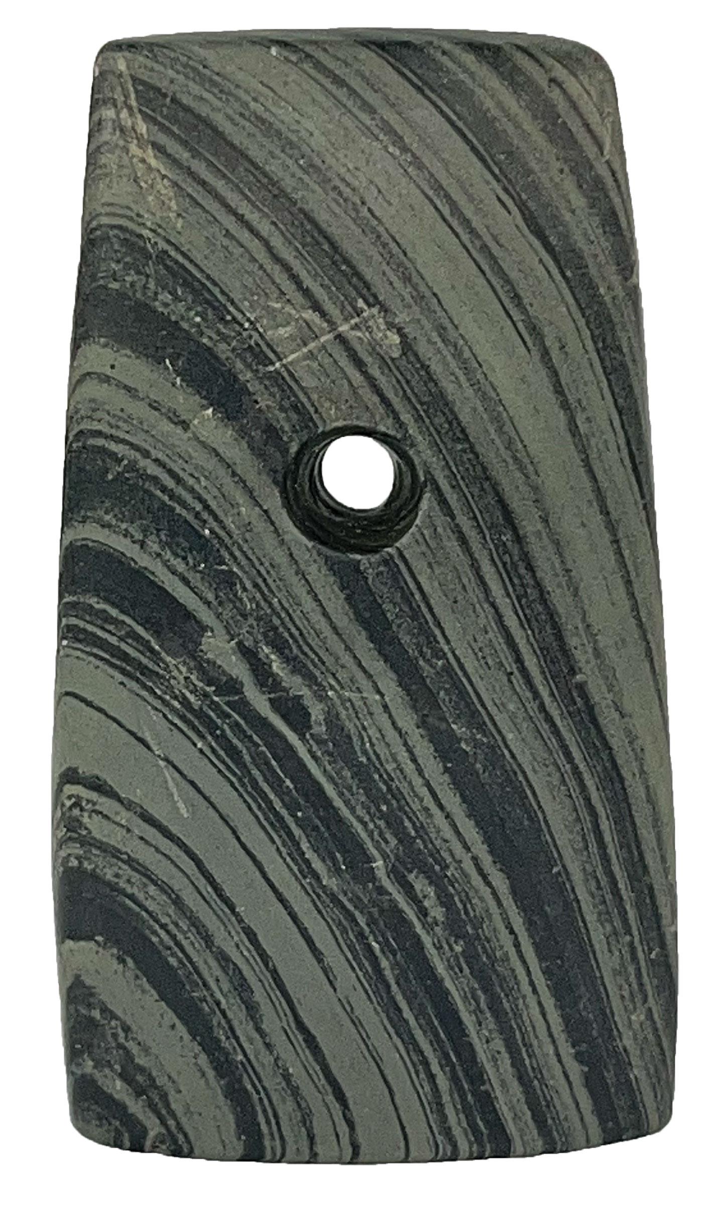 3 1/2" Trapezoidal Pendant.  Richmond Co, OH.   Ex-Dr. Mountjoy (1 of 4)