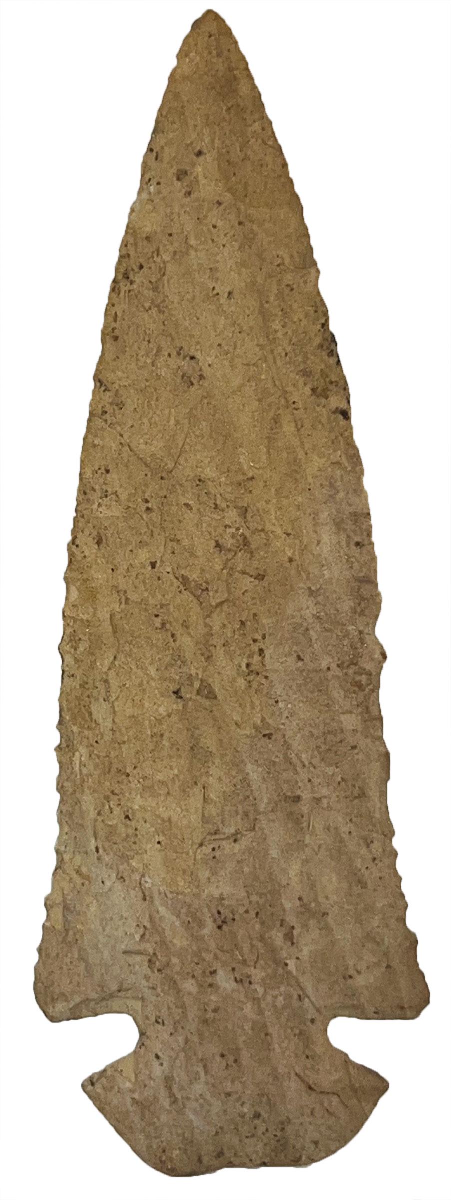 4 3/8" Dovetail.  Davis G10+ COA.  Shelby Co, KY.  Wonderfully flaked (1 of 4)