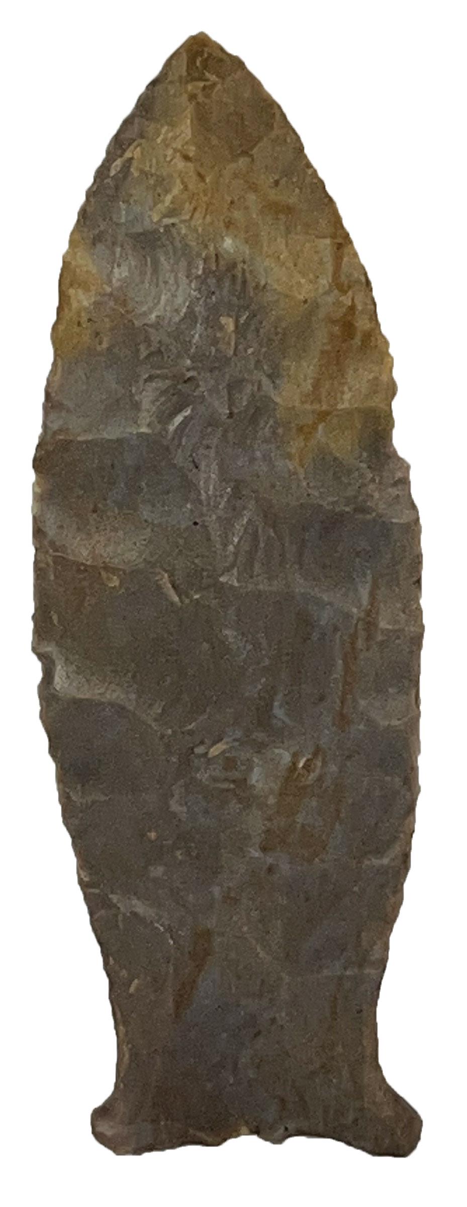 3" Beaver Lake.  Central KY.  Motley COA.  Well flaked with long ears. (1 of 3)