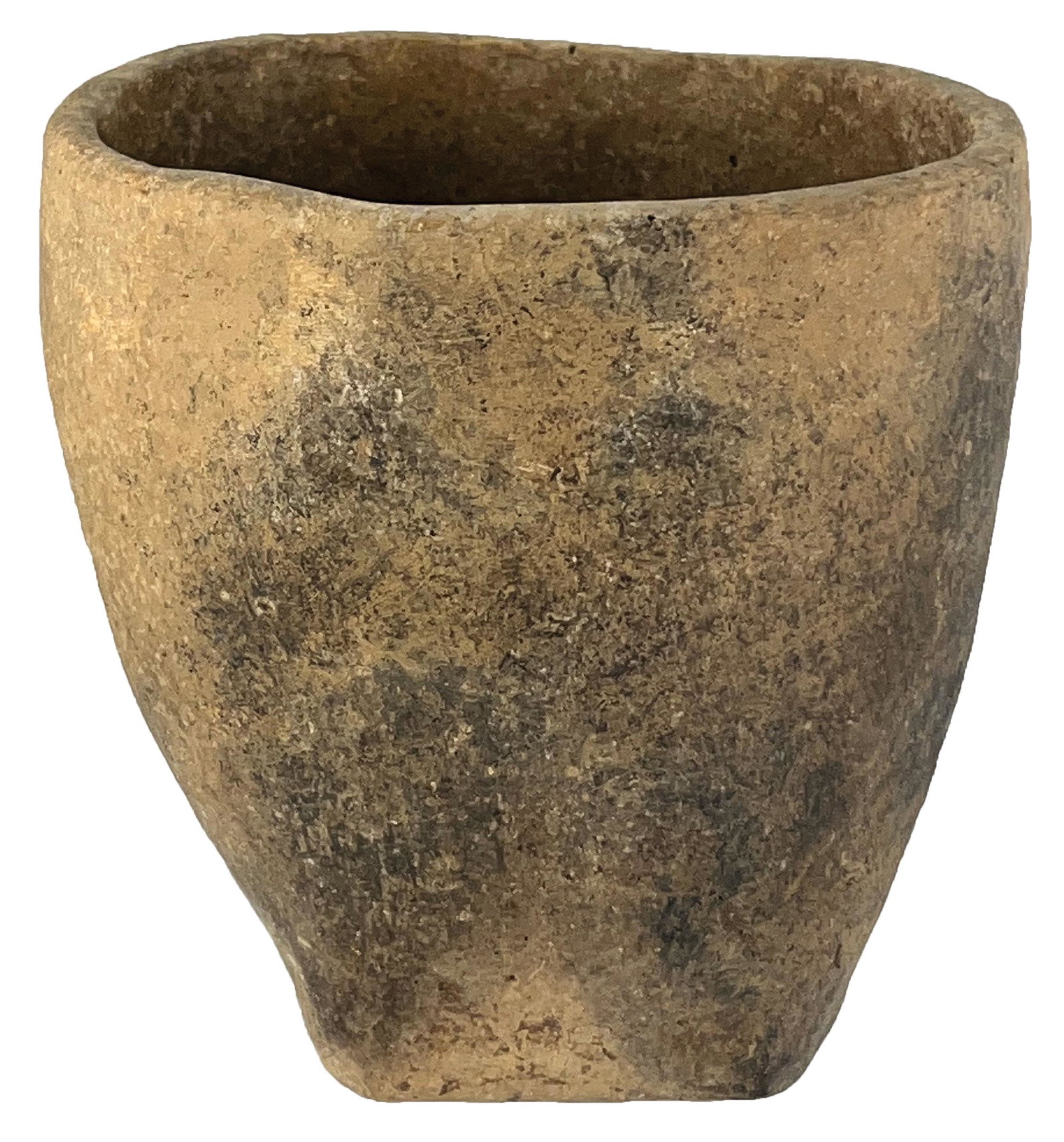 4 3/4" H. Hopewell Jar. Calhoun Co, IL. Found by Charles Crow in 1950: 4 3/4" H. Hopewell Jar. Calhoun Co, IL. Found by Charles Crow in 1950. 80% original with 20% repair. Rare pot