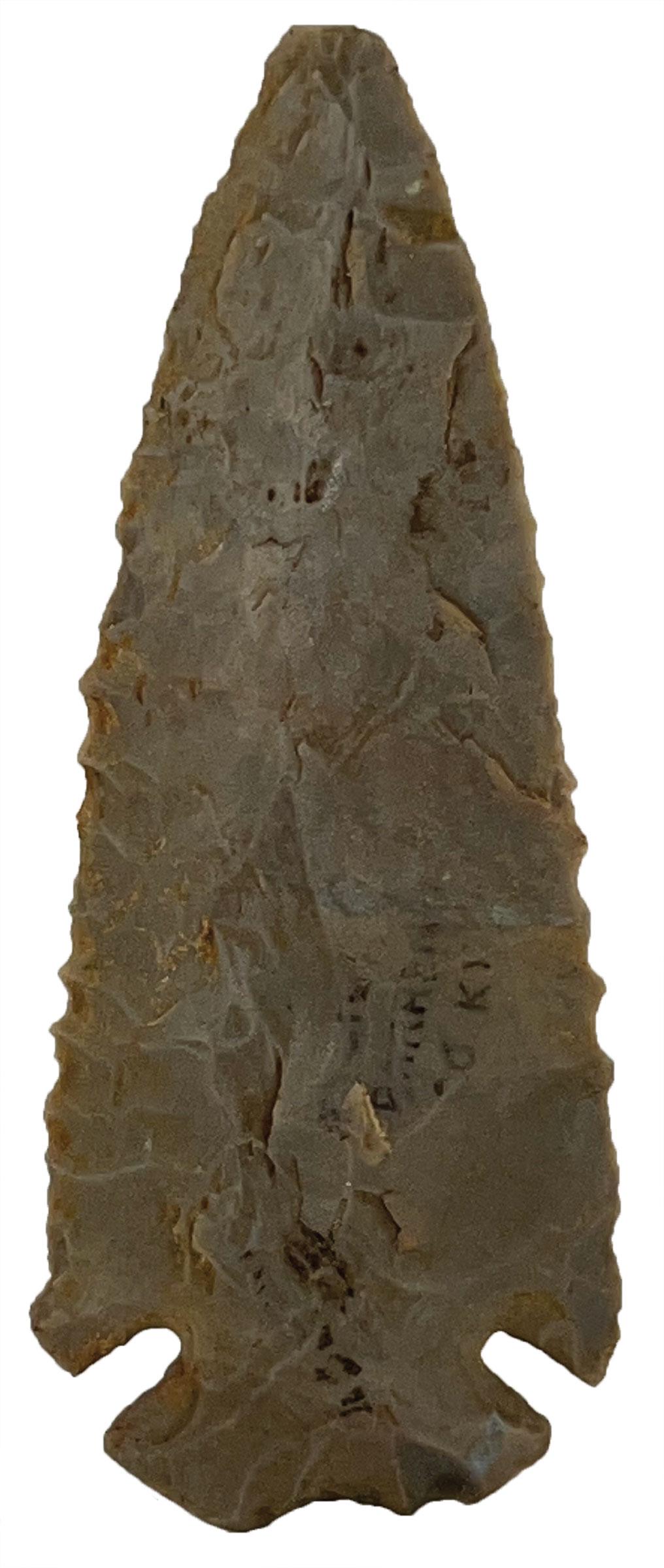 3 3/4" Dovetail.  Barren Co, KY.  Davis COA.  Heavy bevel.  Ex-Pipes. (1 of 3)