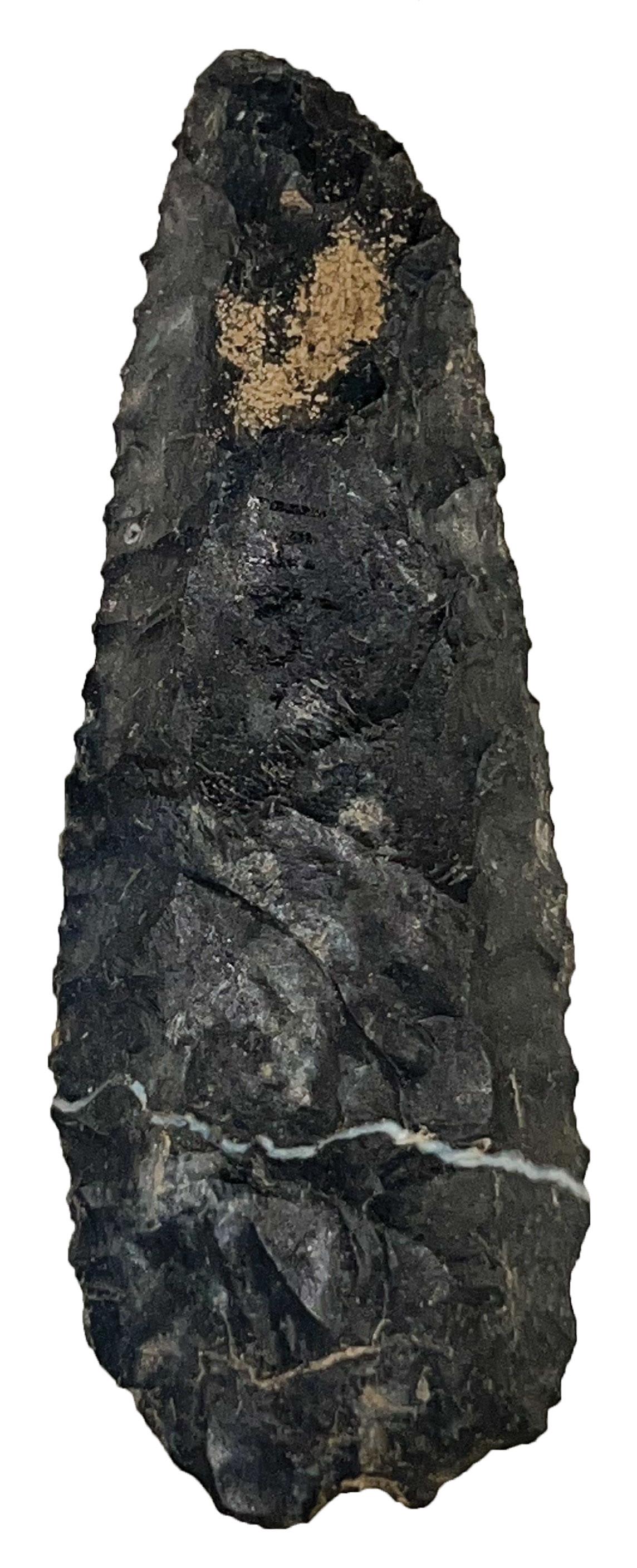 3 15/16" Paleo Knife.  Harding Co, OH.  Coshocton with lightening (1 of 2)