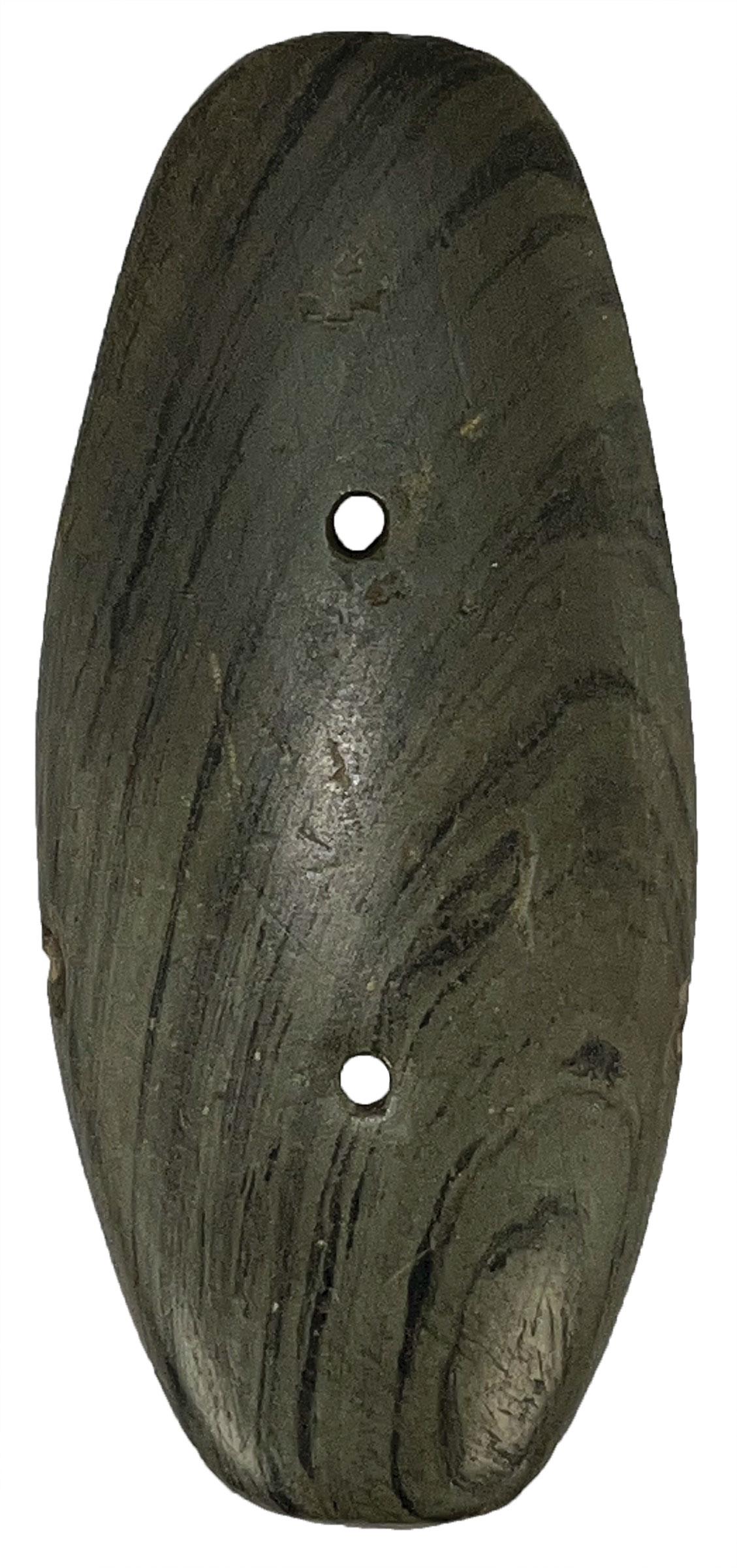 5 1/2" Elliptical Gorget.  Adams Co, OH.   Ex-Dr. Mountjoy.  Pictured (1 of 5)