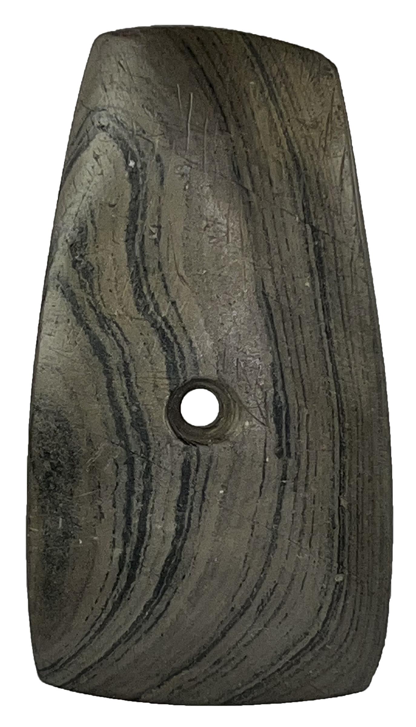 3 1/8" Trapezoidal Pendant.  Ohio.   Ex-Dr. Mountjoy, Jim Bennett (1 of 4)