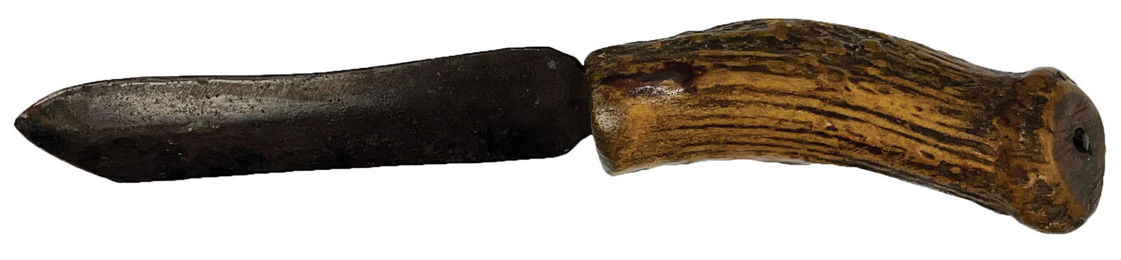 10 3/8" Early Indian Knife.  Ex-Dresslar.  Montana.  Well patinated (1 of 6)