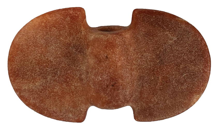 4 3/4" Butterfly Bannerstone. Colorful and lightly polished Quartz