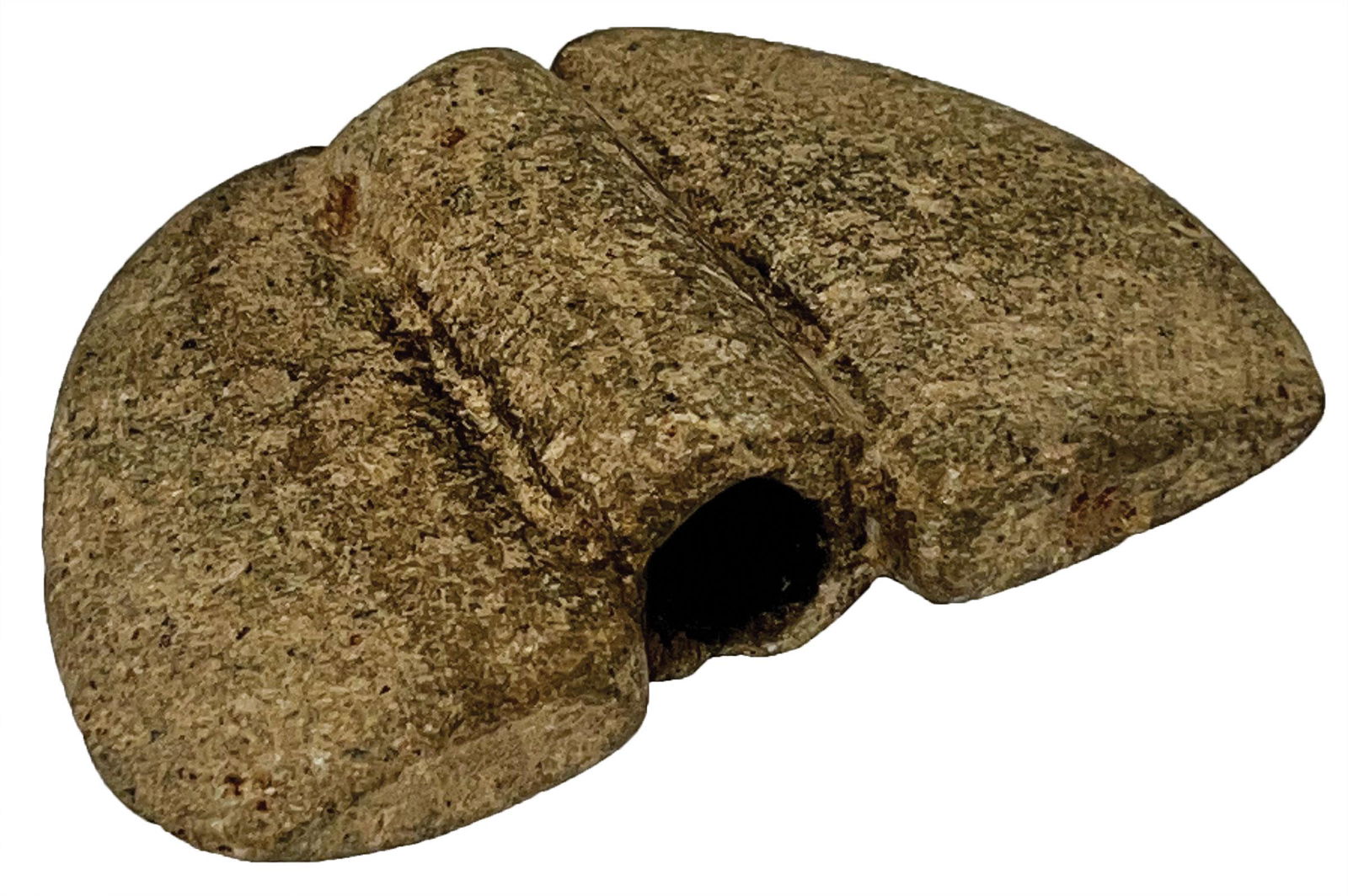 3" Winged Bannerstone.  TN.  Believed to have a modern hole drilled. (1 of 7)