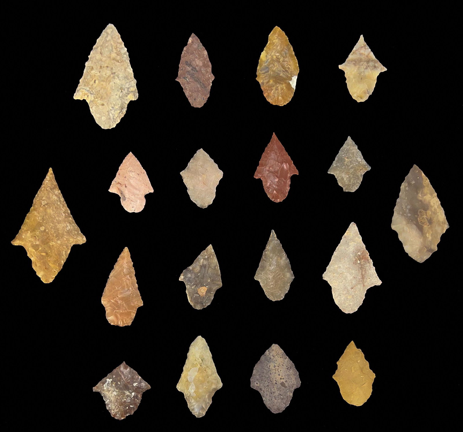 18 Points from the large Cache found by Phil Abbinante in Pima Co, AZ (1 of 5)