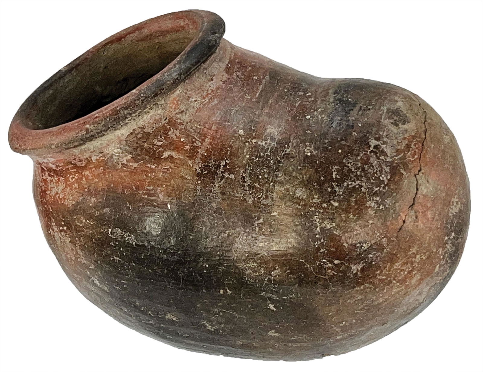 6" Effigy Jar.  MX.  Colima.  Effigy of a local fruit.  Very well made. (1 of 7)