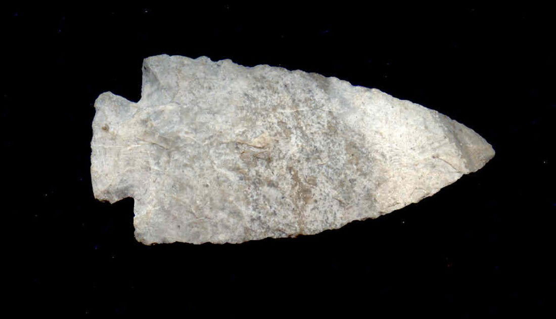 3 1/2" Hopewell. IN Green. Davis G9 Paper: 3 1/2" Hopewell. Tippecanoe Co, IN. Indiana Green. Davis G9 Paper. Very well made example