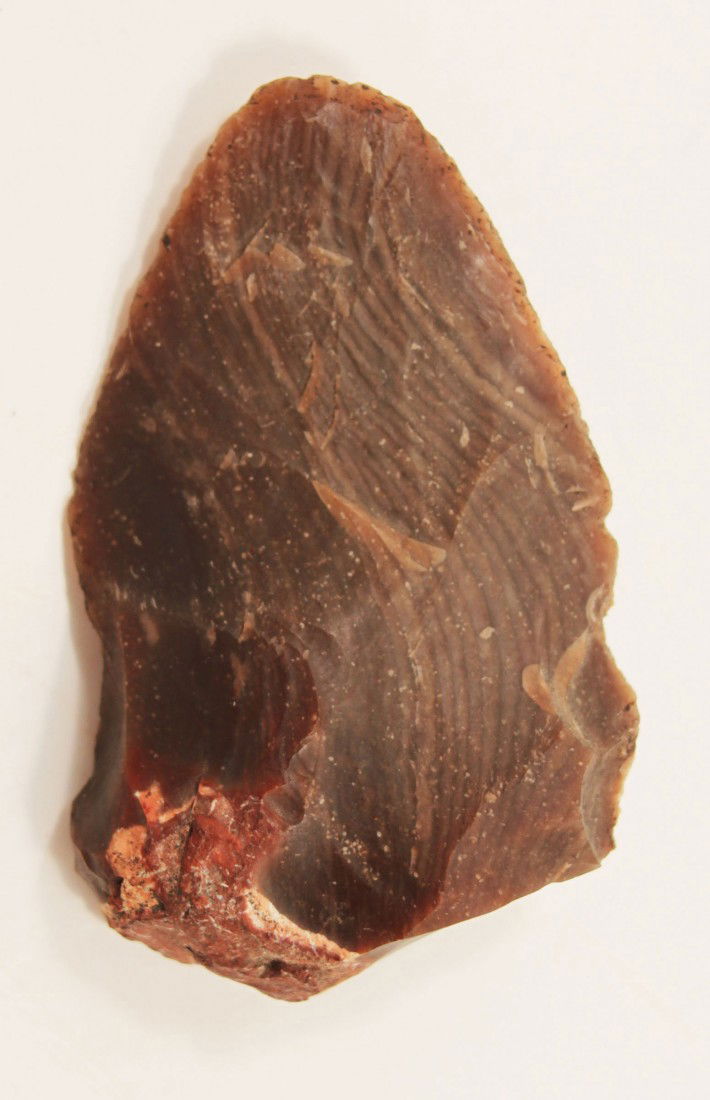 4 1/4" Kerrville Knife. Root Beer, Davis G7 Paper: 4 1/4" Kerrville Knife. TX. Pretty Root Beer Edwards. Davis G7 Paper