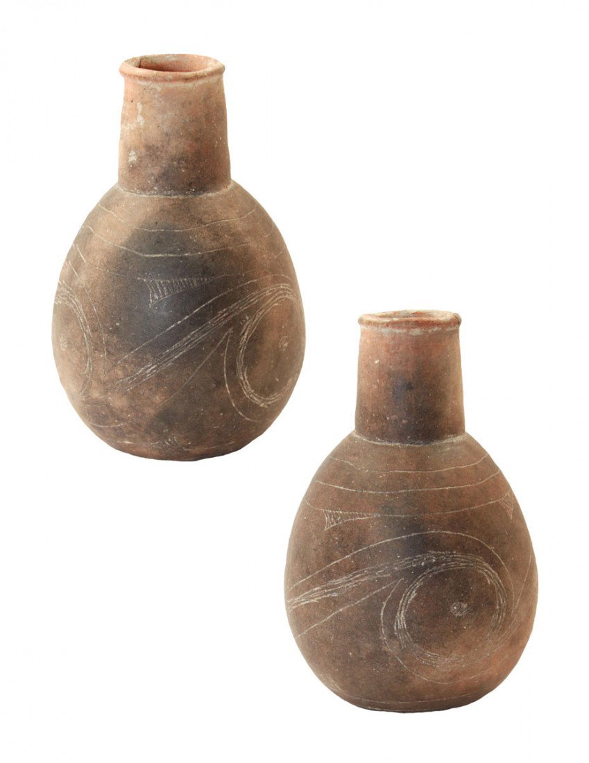 6 1/2" Engraved Haley Waterbottle. Partain Paper: 6 1/2" Engraved Haley Waterbottle. Howard Co, AR. Solid, outstanding example. Partain Paper. Will be prominently pictured in "Partain Relics"