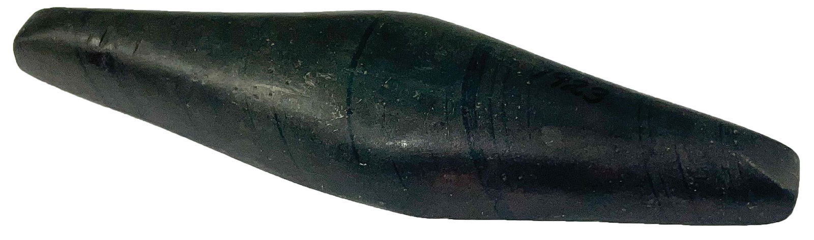 5 1/16" Undrilled Expanded Center Gorget.   Ex-Dave Root. (1 of 10)