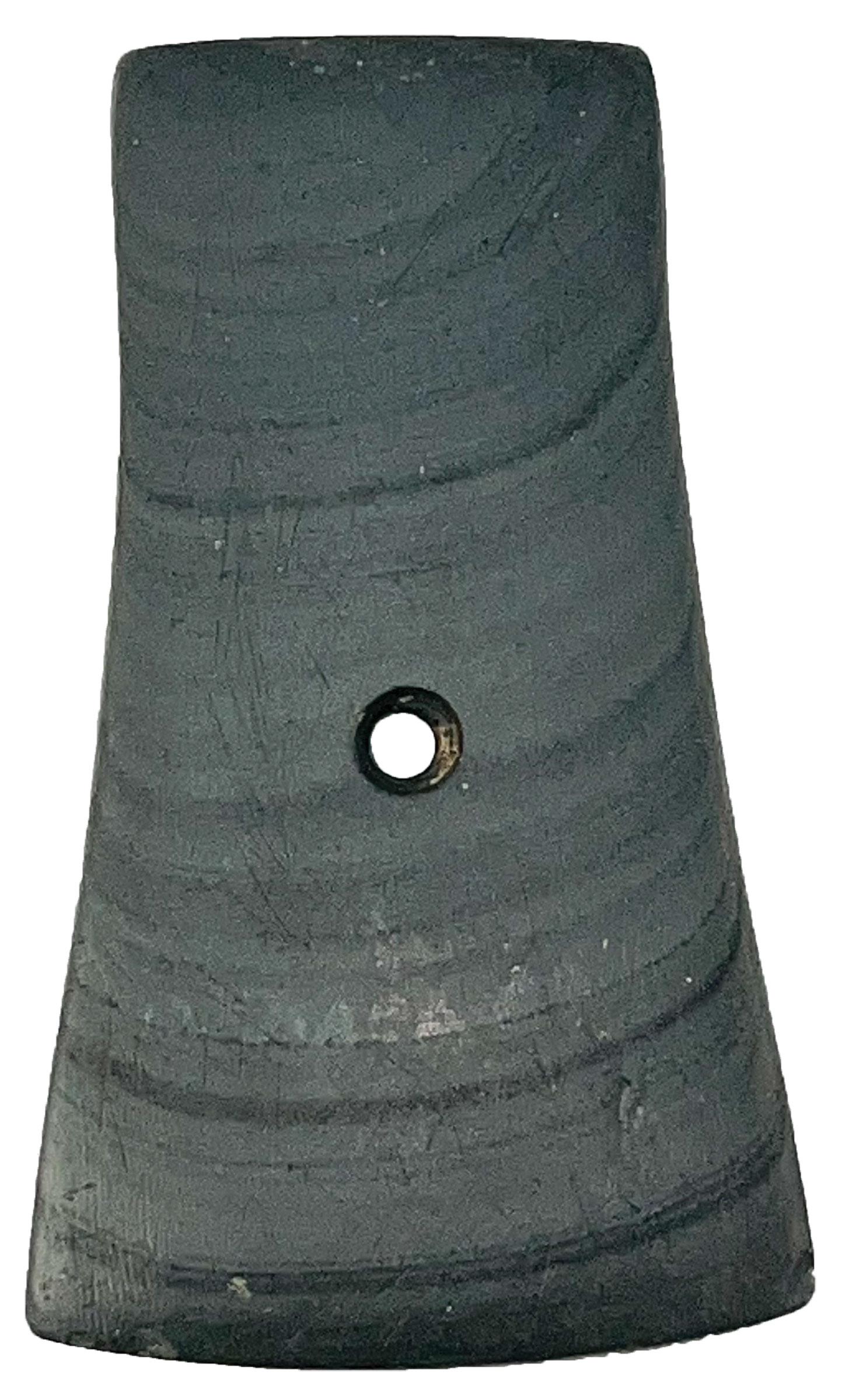 3 9/16" Hopewell Bell Pendant.  Seneca Co, OH.  Root Collection (1 of 5)