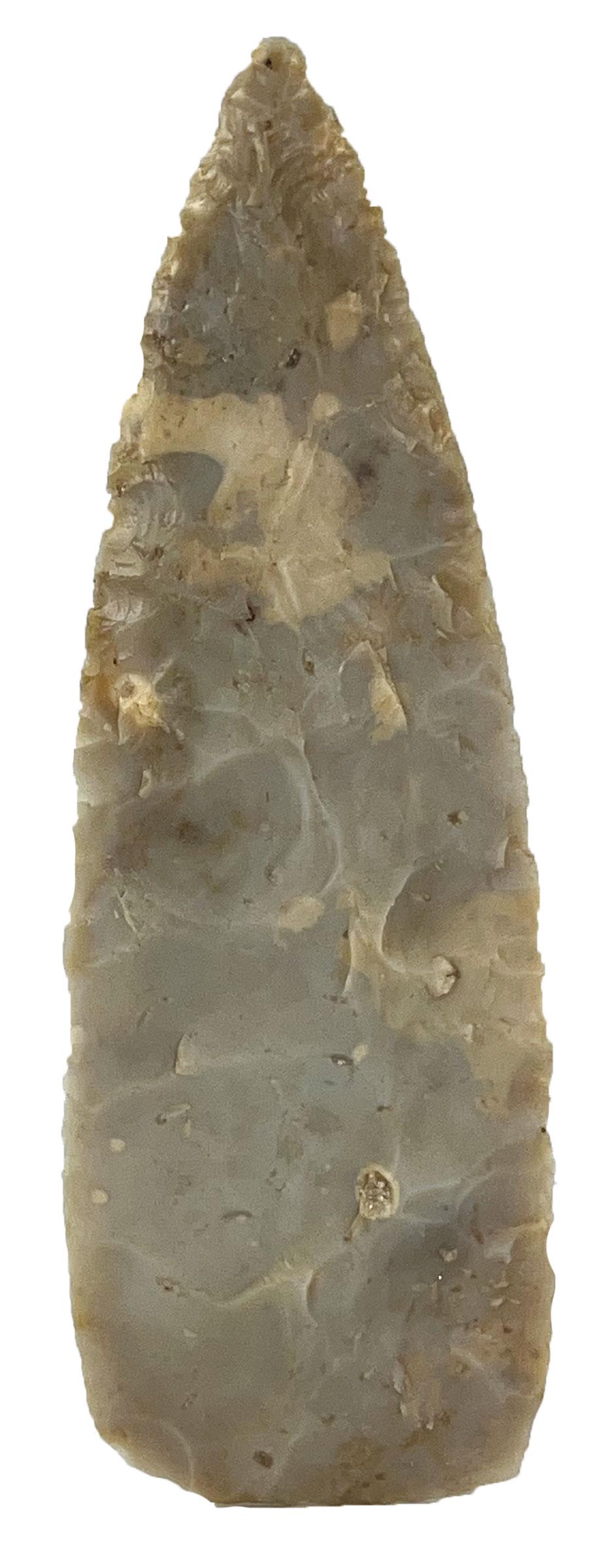5 1/8" Adena Blade.  Darke Co, OH.  Motley COA.  Chalcedony (1 of 4)