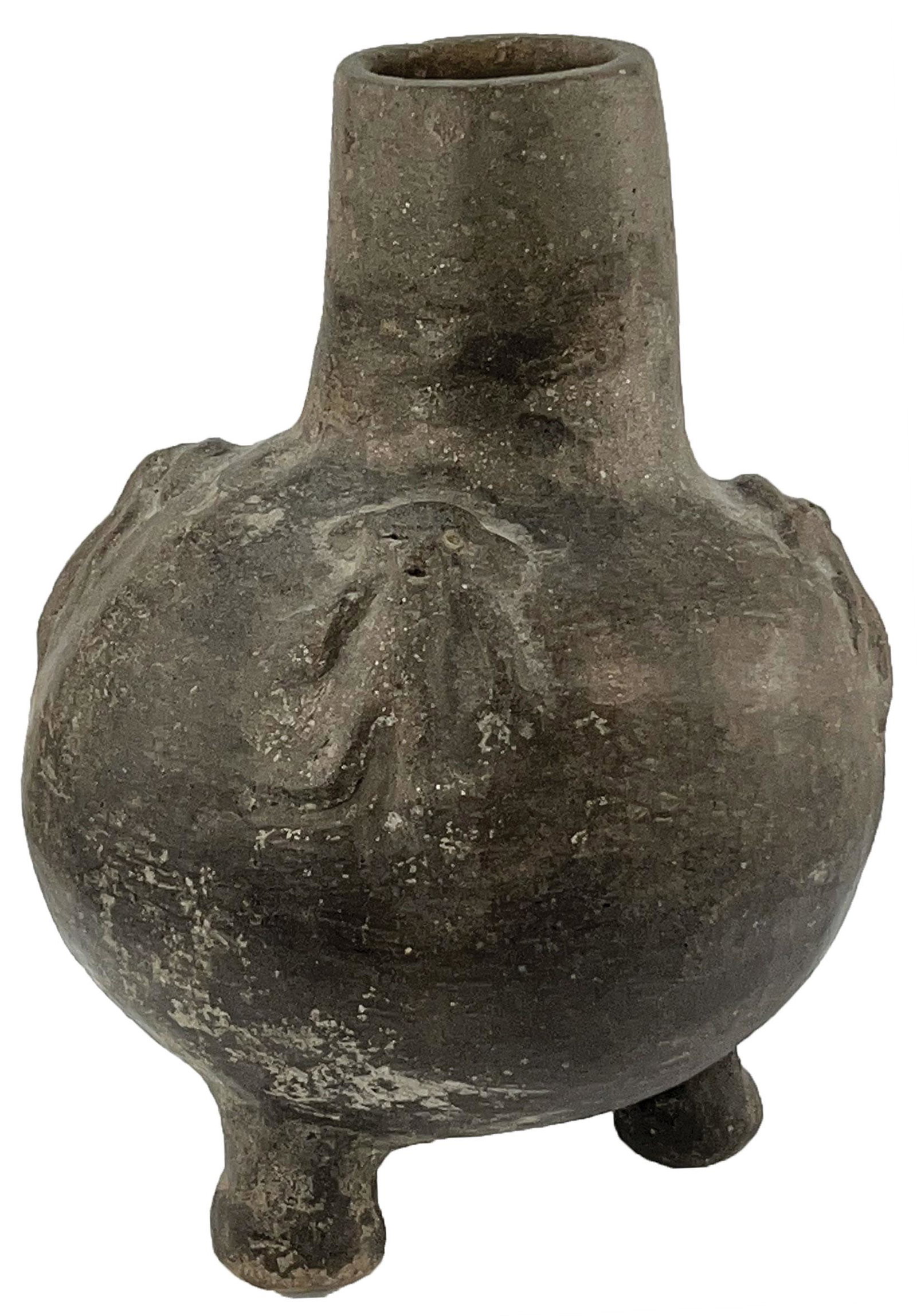 7 5/8" H. Tripod Bottle.  Poinsett Co, AR.  Ex-Dethrow.  Pictured (1 of 5)