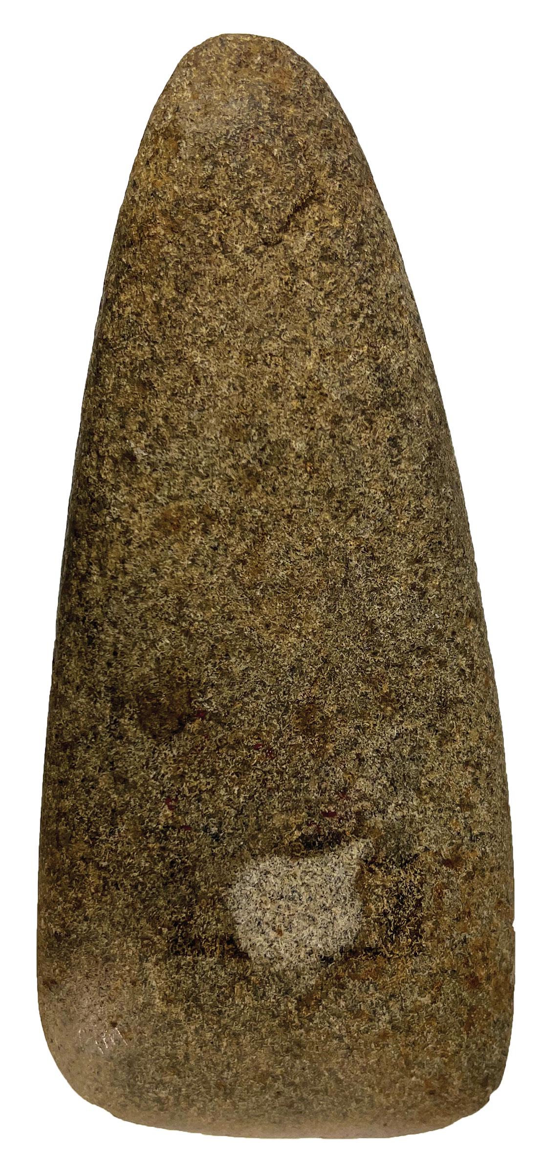 8 1/8" Tapered Pole Adena Celt.  IN.  Large, nicely polished  rofile.  Very good condition. (1 of 4)