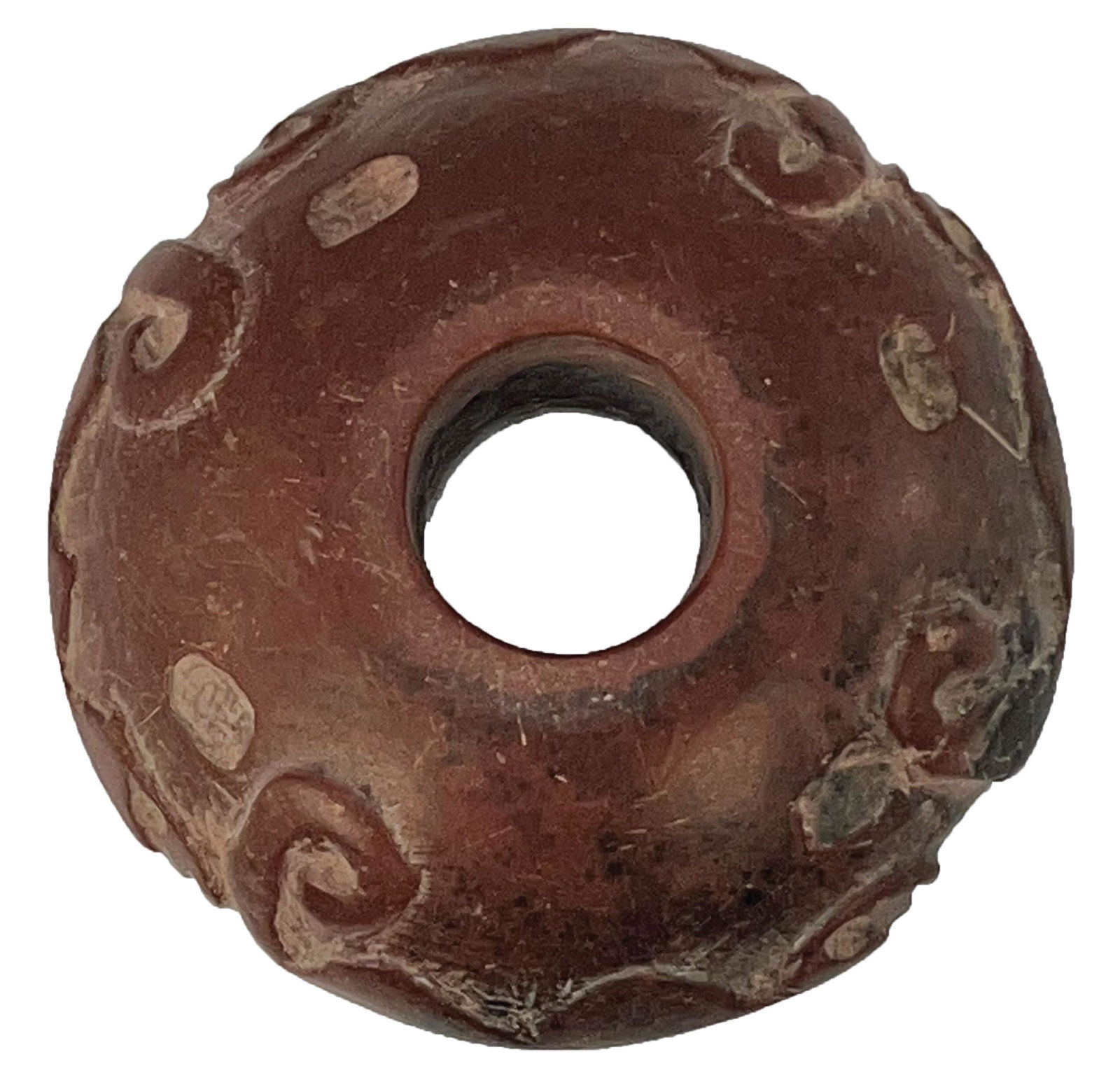 3" Decorated Mace Head.  MX. Pre-Columbian.  Burton/Teubner (1 of 6)