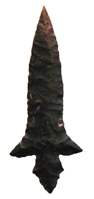 2 3/8" Hayes. Pictured. Very fine. Partain Pape: 2 3/8" Hayes. Riley Site in Pike Co, AR. Pictured in Prehistoric Antiquities (copy attached). Very fine. Partain Paper. Pictured in Partain Relics