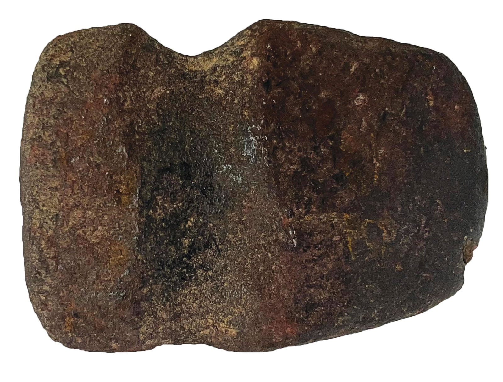 3 5/8" Hematite 3/4 Groove Axe. Hamilton Co, IN. Nice little Hematite Axe: 3 5/8" Hematite 3/4 Groove Axe. Hamilton Co, IN. Neat little Hematite Axe with weathered surface but no major blemishes