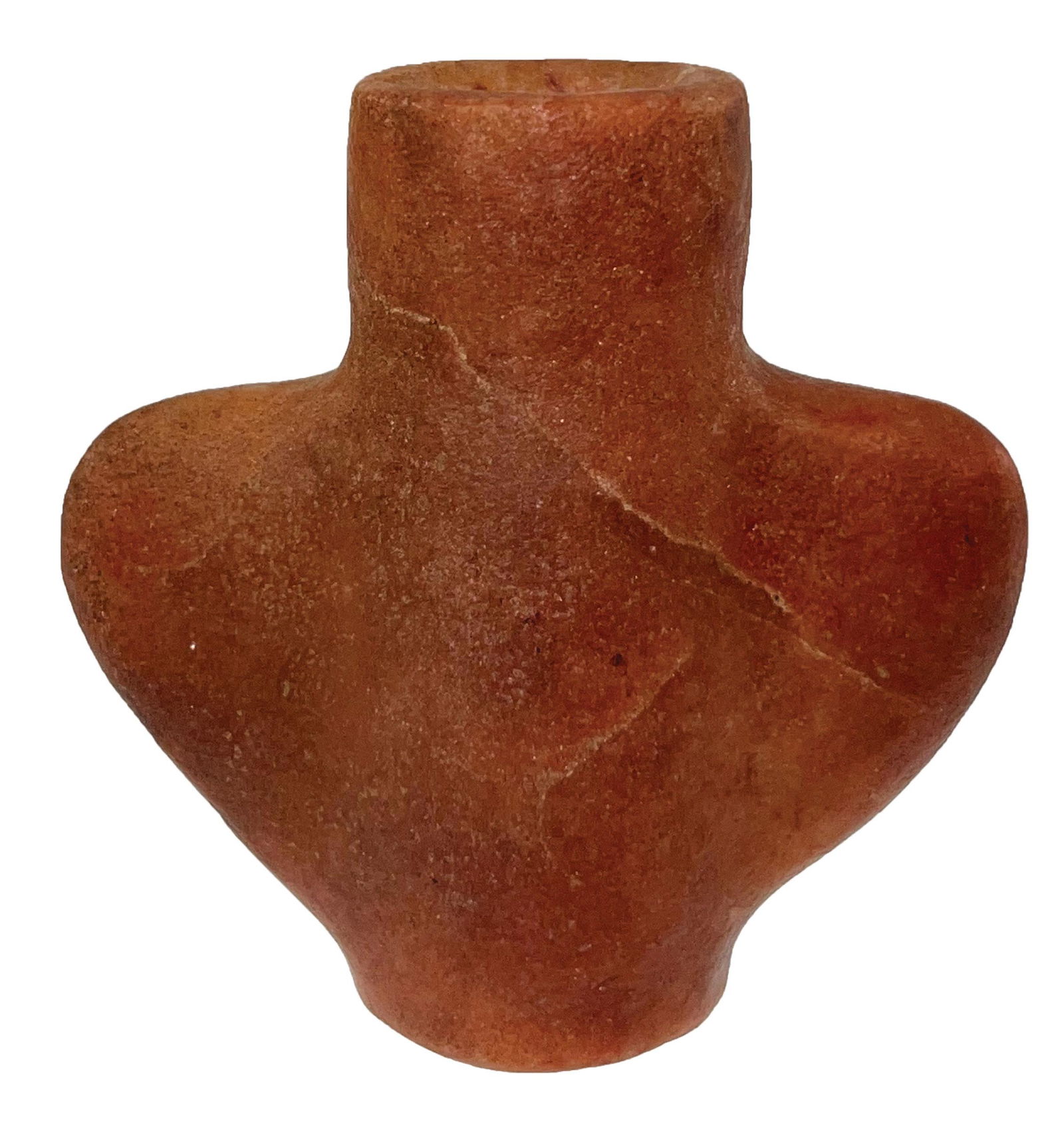 2 11/16" Quartz Bottle Bannerstone. Macoupin Co, IL. Jackson G8.5+ COA