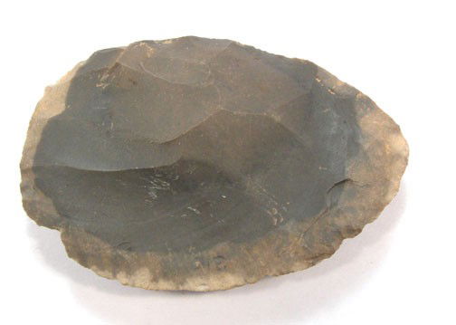 Two Crib Mound Blades. 3 3/4" & 4 1/4".: Two Crib Mound Blades. 3 3/4" & 4 1/4". Spencer Co, IN