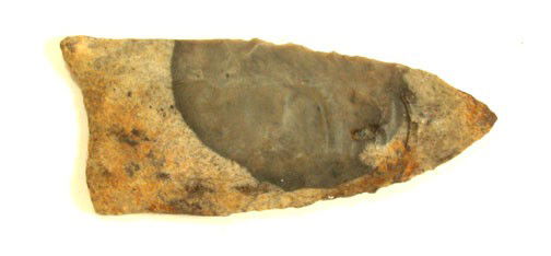 2 3/4" Redstone Clovis. OH. Rare. Davis G7 Paper: 2 3/4" Redstone Clovis. OH. Rare. Davis G7 Paper