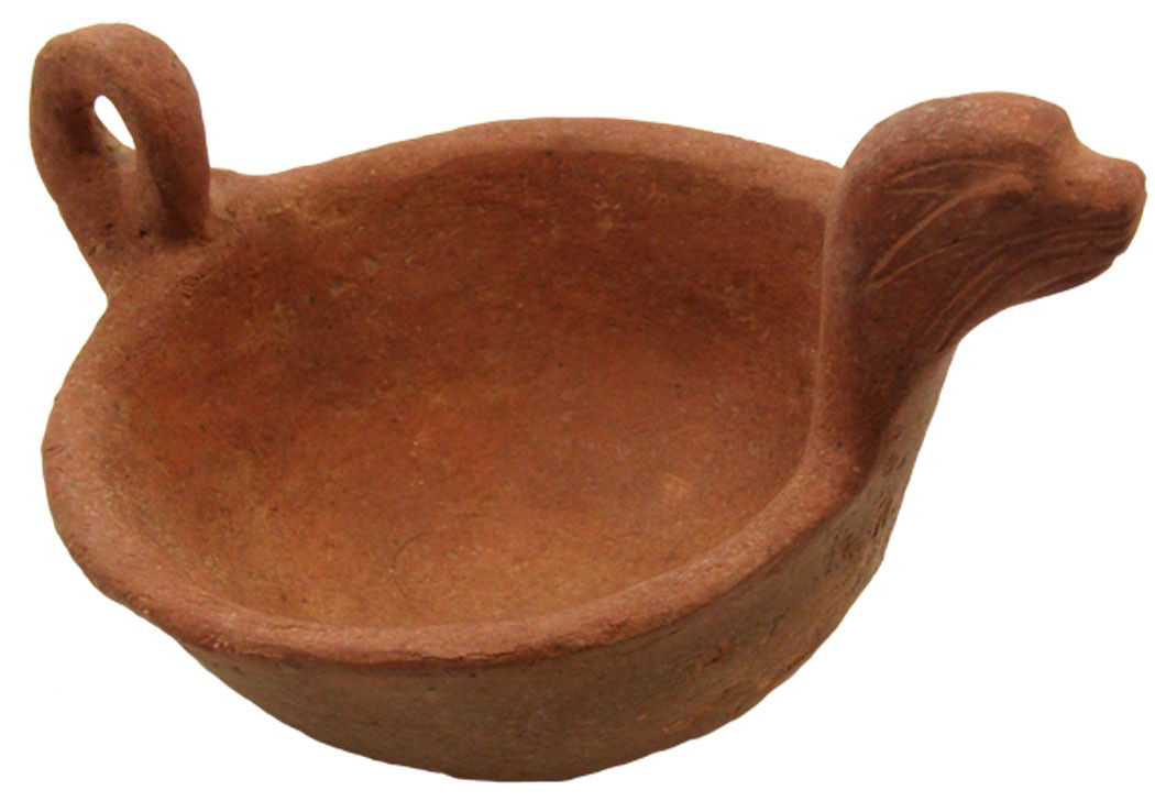 4" Long Cat Serpent Effigy Bowl. AR. Jackson COA: 4" Long Cat Serpent Effigy Bowl. Cross Co, AR. Some professional restoration on this fine artifact. Jackson COA