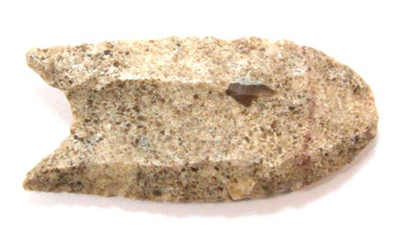 2 5/16" Clovis. Gibson Co, IN. Partain Paper: 2 5/16" Clovis. Gibson Co, IN. Well fluted. Haney Chert. Ex-Johnson. Partain Paper