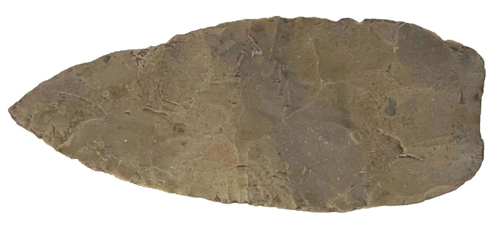 5" San Gabriel Knife.  Rogers COA.  Gillespie Co, TX. Tan chert with gray undertones. (1 of 3)