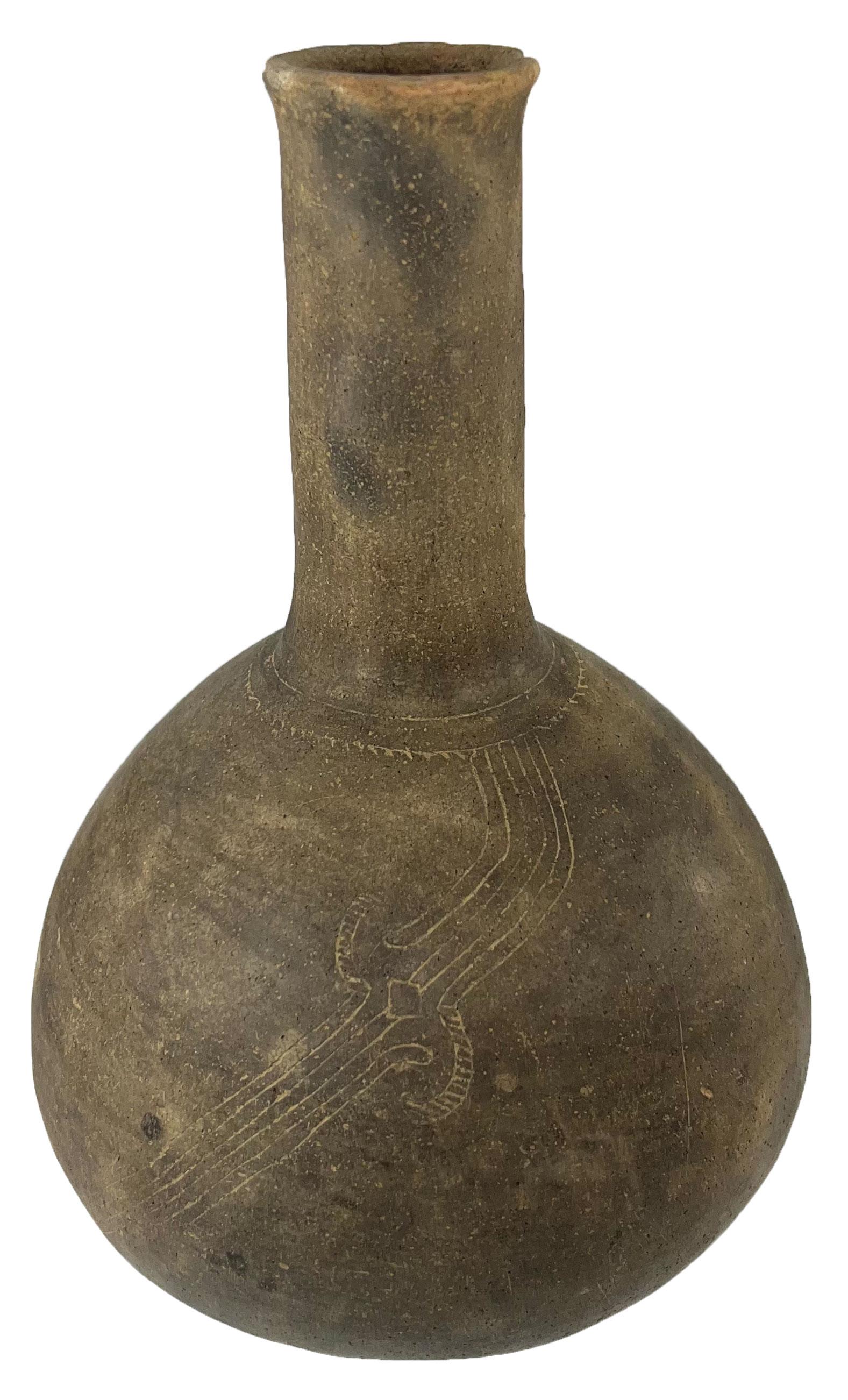 10 1/2" H. Blakely Engraved Waterbottle.  Clark Co, AR.  No repair or restoration. (1 of 7)