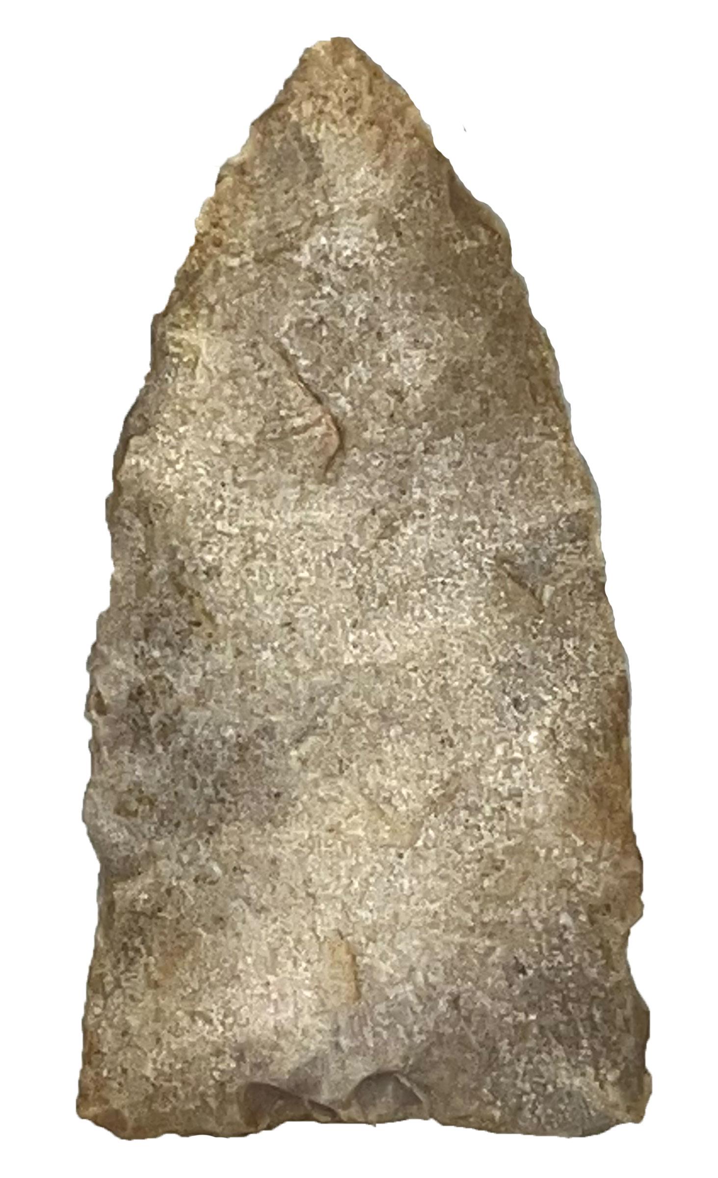1 11/16" Scottsbluff.  Oklahoma.  Pretty little Scotts made of glossy chert.   COAs (1 of 4)
