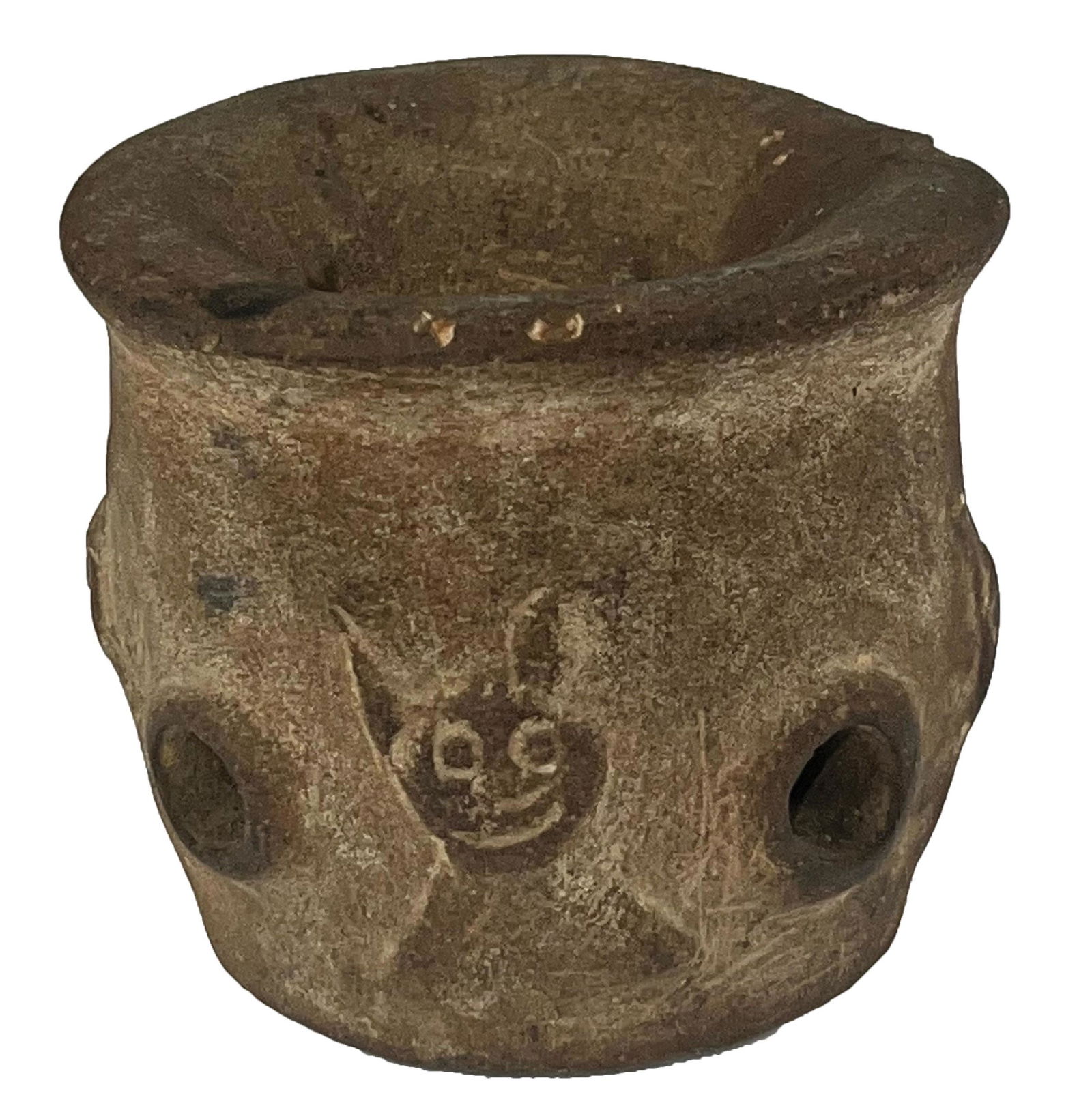 2 3/8" H.  Council Pipe.  Wisconsin.  Rare form.  Finely made Hardstone Pipe. (1 of 5)