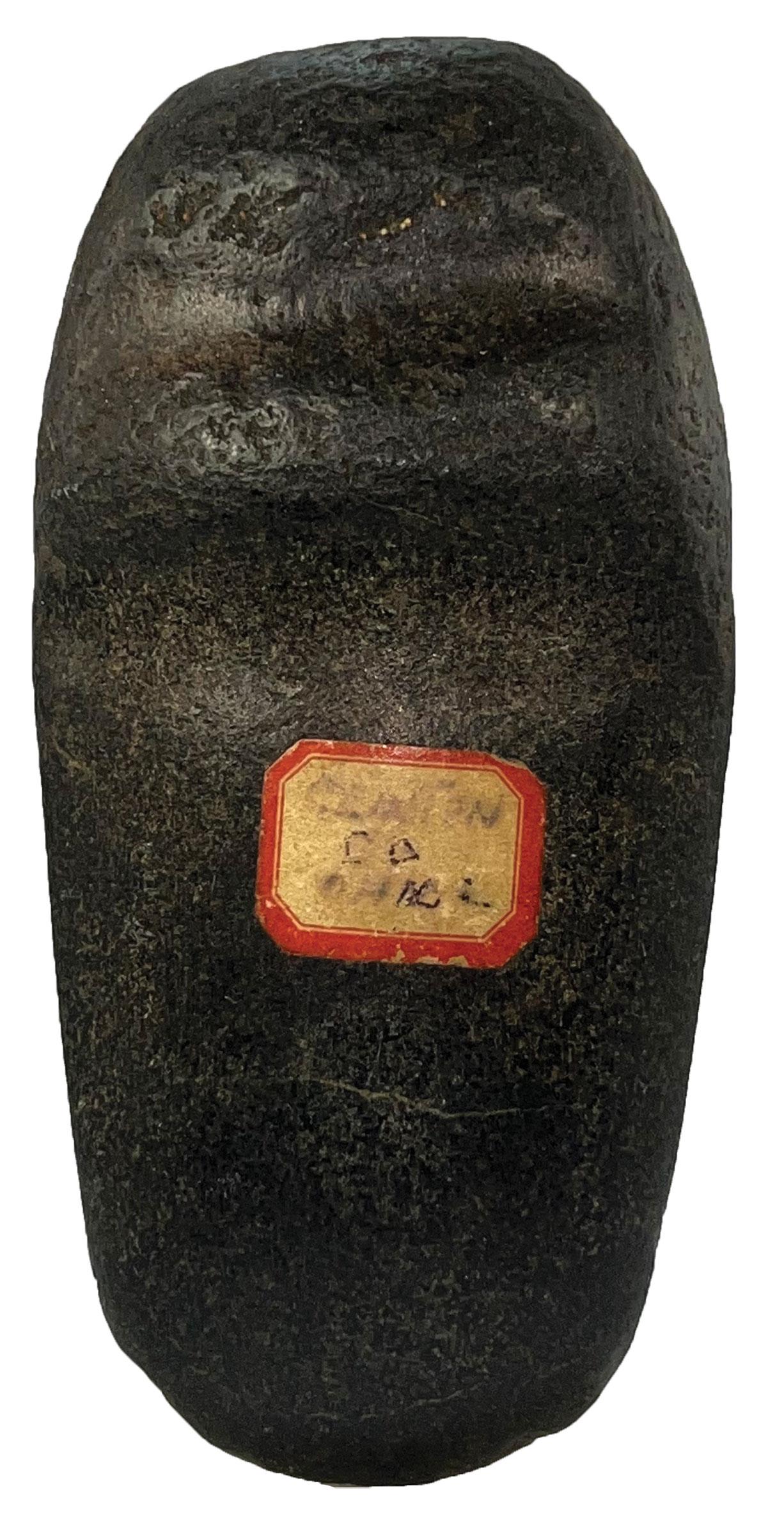 5 3/4" Double Groove Axe.  Clinton Co, IL.  Finely polished brown Hardstone. (1 of 6)