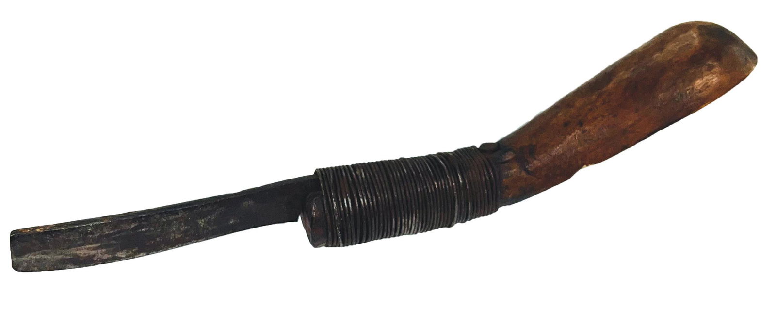 Vintage 8 3/8" Northeastern hand carved Crooked (Crook'd) Knife. (1 of 5)